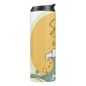 Sweet sixteen波(Sun Monogram Name) タンブラー (回転左)