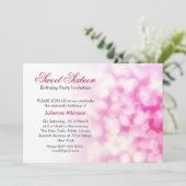 sweet sixteen誕生パーティーの招待 招待状 (スタンド正面)
