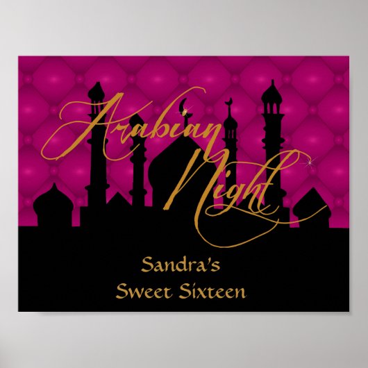 Sweet sixteen誕生会ポスター ポスター (正面)