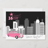 Sweet sixteen誕生会 招待状 (正面)