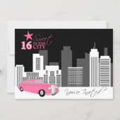 Sweet sixteen誕生会 招待状 (正面)