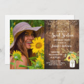 Sweet sixteen誕生日招待状 招待状 (正面/裏面)