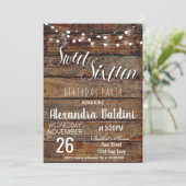 Sweet sixteen誕生日招待状、Sweet 16パーティー 招待状 (スタンド正面)