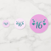 Sweet sixteen誕生日 コンフェッティ (正面)
