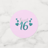Sweet sixteen誕生日 コンフェッティ (スモール正面)