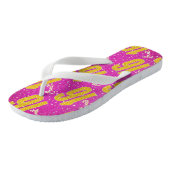 Sweet sixteen誕生日 |スターズピンクグリッター ビーチサンダル (アングル)