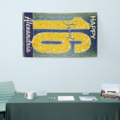 Sweet sixteen誕生日 | Stars Sky Blue銀河系 横断幕 (トレードショー)