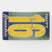 Sweet sixteen誕生日 | Stars Sky Blue銀河系 横断幕 (横)