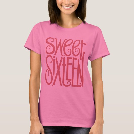Sweet sixteen長袖Tシャツ Tシャツ (正面)