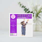 Sweet sixteen雑誌スタイル 招待状 (スタンド正面)