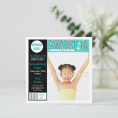 Sweet sixteen雑誌aquaパーソナライズ 招待状 (スタンド正面)