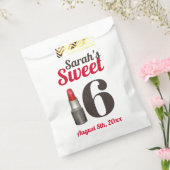 Sweet sixteen16バースデーパーティードレッドリップスティック フェイバーバッグ (封をした状態)