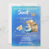 *～*SWEET SIXTEEN16パール・マーメイド・誕生日 招待状 (裏面)