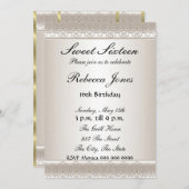 Sweet sixteen16招待状 招待状 (正面/裏面)