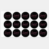 Sweet sixteen16歳の誕生日パーティー ラベル (シート)