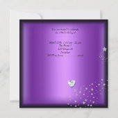 Sweet sixteen16誕生日パーティギフト 招待状 (裏面)