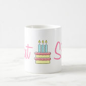Sweet sixteen (お誕生日ケーキ) コーヒーマグカップ (中央)