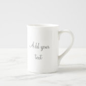 "Sweet sixteen"の誕生日の専門のマグ ボーンチャイナマグカップ (右)