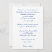 Sweet sixteen、ウィンターワンダーランド、招待状 招待状 (裏面)