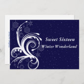 Sweet sixteen、ウィンターワンダーランド、招待状 招待状 (正面/裏面)