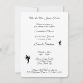 Sweet Sixteen エンチャンテッドフォレストの妖精のライト 招待状 (裏面)