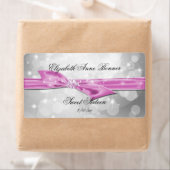 Sweet sixteen，シルバー，ピンクサテン，カスタム ラベル (インサイチュ)