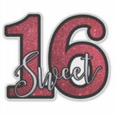 Sweet sixteen シール (正面)
