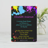 Sweet sixteen、バルミツワー、グローネオン招待状 招待状 (スタンド正面)