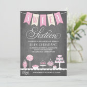 Sweet sixteen | バースデー 招待状 (スタンド正面)