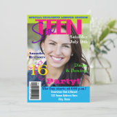 Sweet sixteen|マガジンカバースタイル|写真 招待状 (スタンド正面)