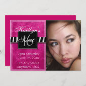 Sweet sixteen 招待状 (正面/裏面)