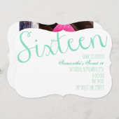 Sweet sixteen 招待状 (正面/裏面)