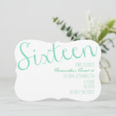 Sweet sixteen 招待状 (スタンド正面)