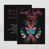 Sweet sixteen 招待状 (正面/裏面)