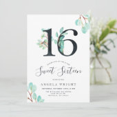 Sweet sixteen | 植物性誕生日 招待状 (スタンド正面)