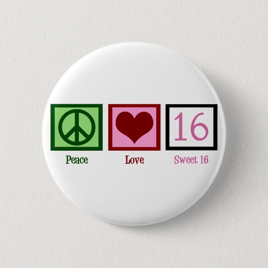 Sweet sixteen 缶バッジ (正面)