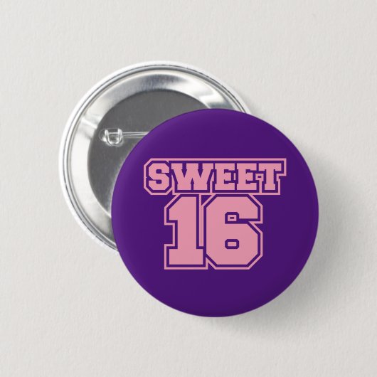 Sweet sixteen 缶バッジ (正面&裏面)