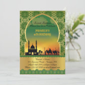 Sweet sixteen、誕生日、招待、アラビアンナイト 招待状 (スタンド正面)