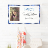 Sweet sixteen,青,サテフェイクン,カスタム 横断幕 (インサイチュ)