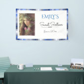 Sweet sixteen,青,サテフェイクン,カスタム 横断幕 (トレードショー)