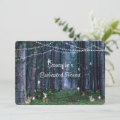 Sweet sixteen、魅惑の森、妖精、カスタム 招待状 (スタンド正面)