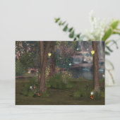 Sweet sixteen，魅惑の森，蝶，カスタム 招待状 (スタンド正面)