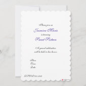 Sweet sixteen、魅惑夕べ、月招待状 招待状 (裏面)