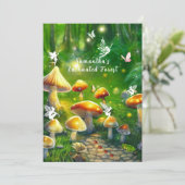 Sweet Sixteen 魔法の森 キノコ妖精 招待状 (スタンド正面)