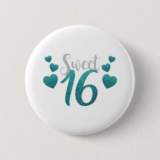 Sweet sixteen 16は運命の運命を個人化します 缶バッジ (正面)