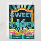 Sweet Sixteen 16パーティーチケット 招待状 (正面)