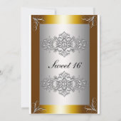 Sweet sixteen 16 招待状 (裏面)