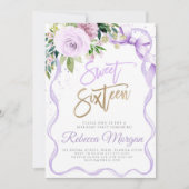 Sweet Sixteen 16th birthday セーブザデート (正面)