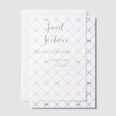 Sweet sixteen birthday brunch 16th birthday name d ベラム紙招待状 (オフセット (招待状))