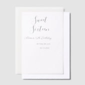 Sweet sixteen birthday brunch 16th birthday name d ベラム紙招待状 (オフセット)